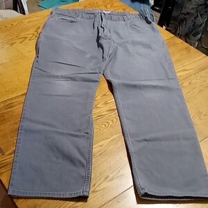 CARHARTT Jeans Mens GRAY 42 x 34 Denim Pants RELAXED FIT Preowned Casual Work